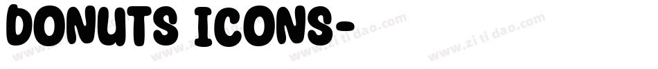 Donuts Icons字体转换